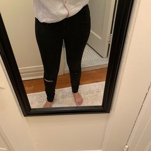 Abercrombie black jegging